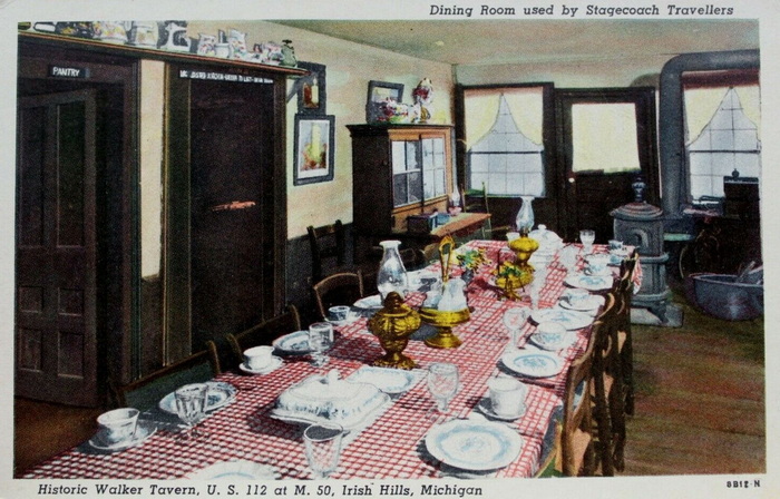 Irish Hills Area - PIONEER DINING ROOM AT WALKER TAVERN